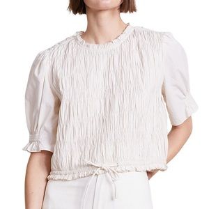 Apiece Apart Ave Smocked Top